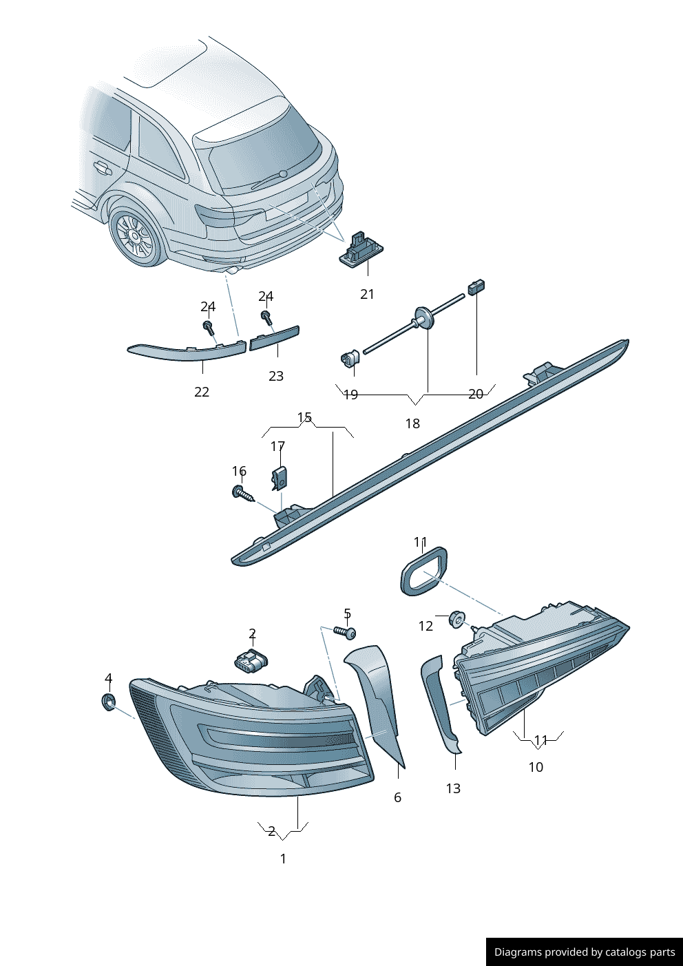Car part diagram