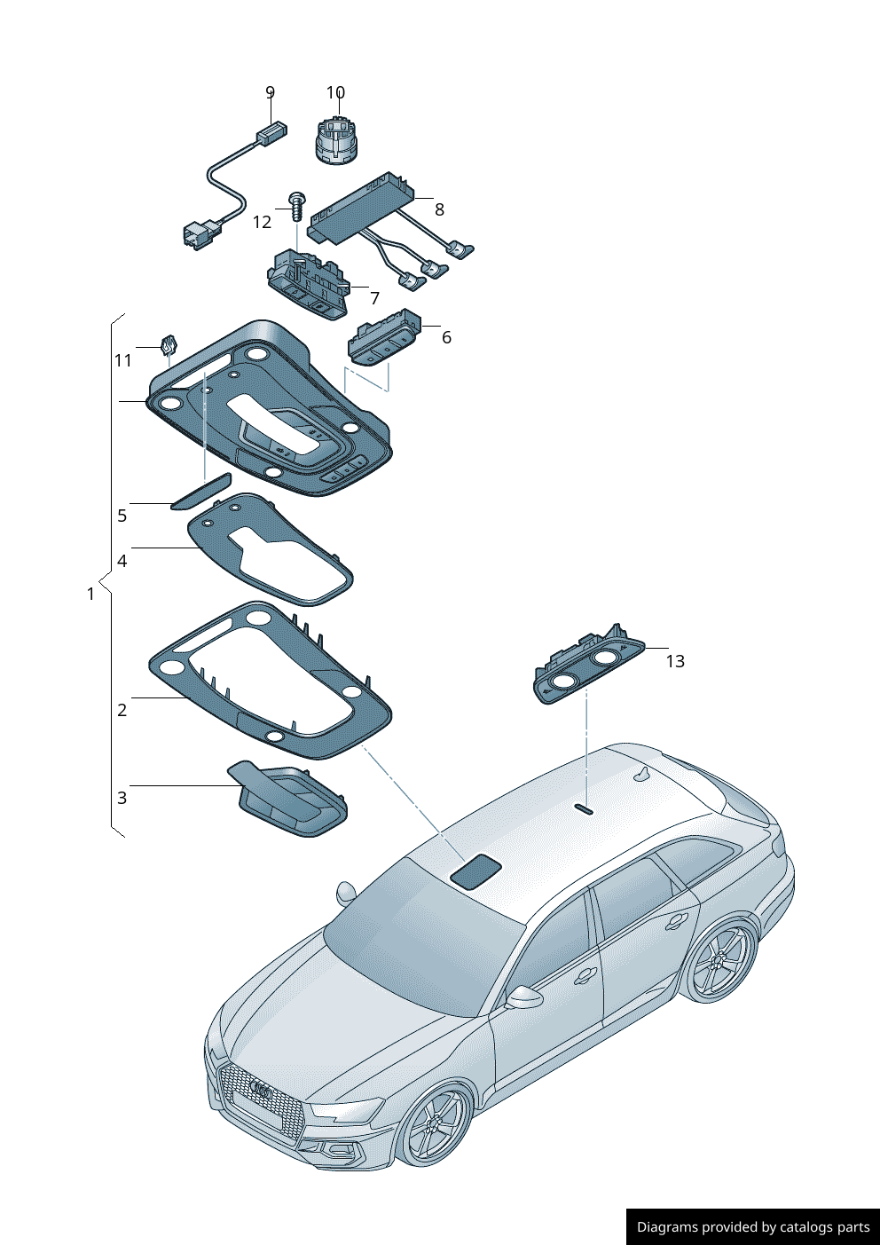 Car part diagram