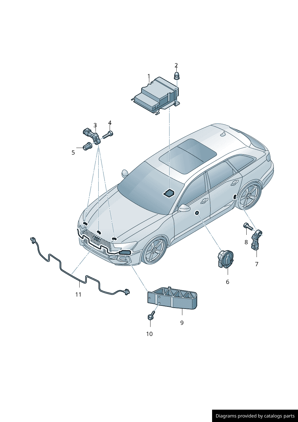 Car part diagram
