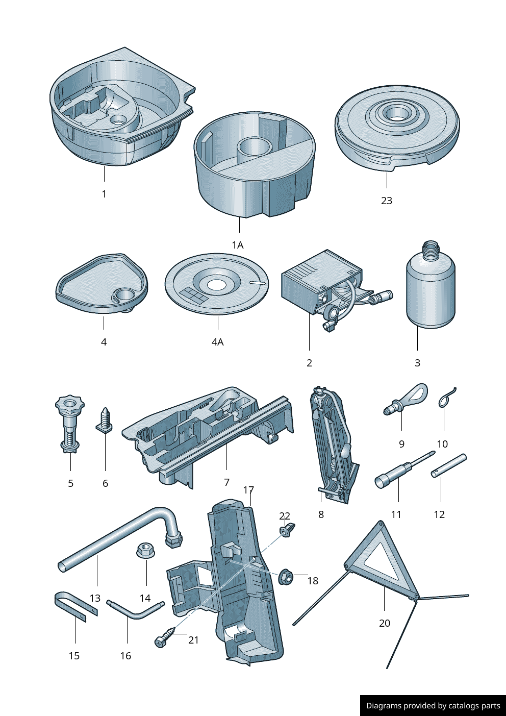 Car part diagram
