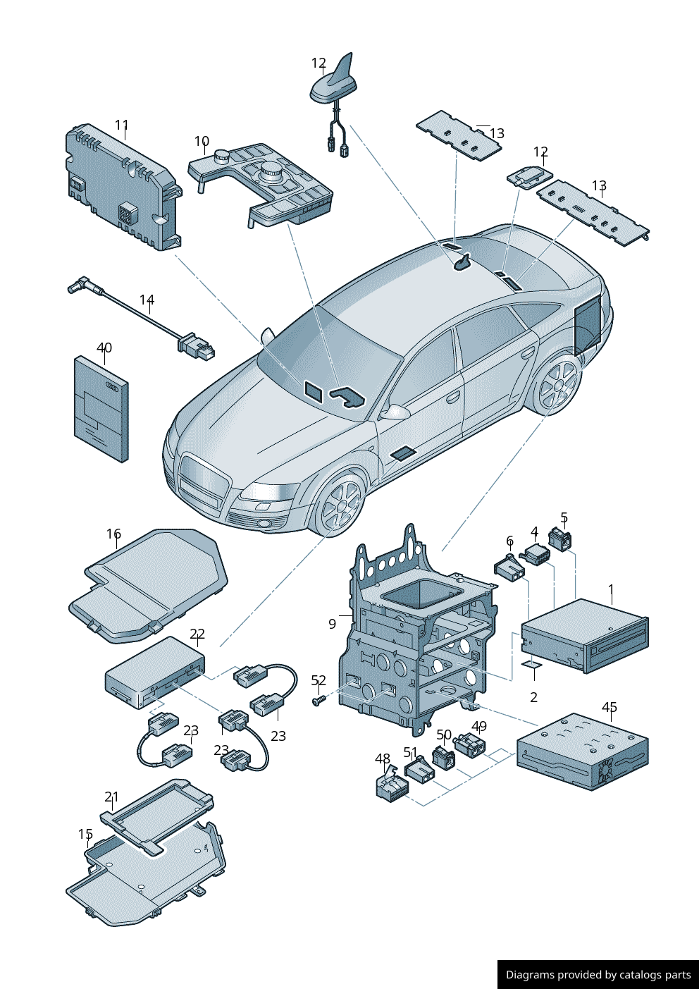 Car part diagram