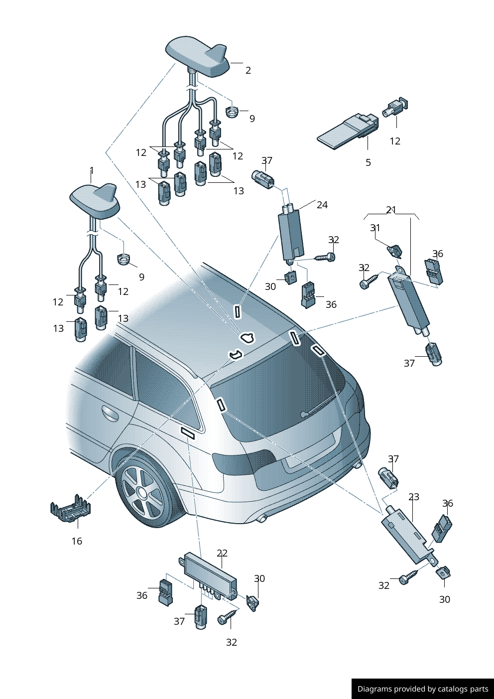 Car part diagram