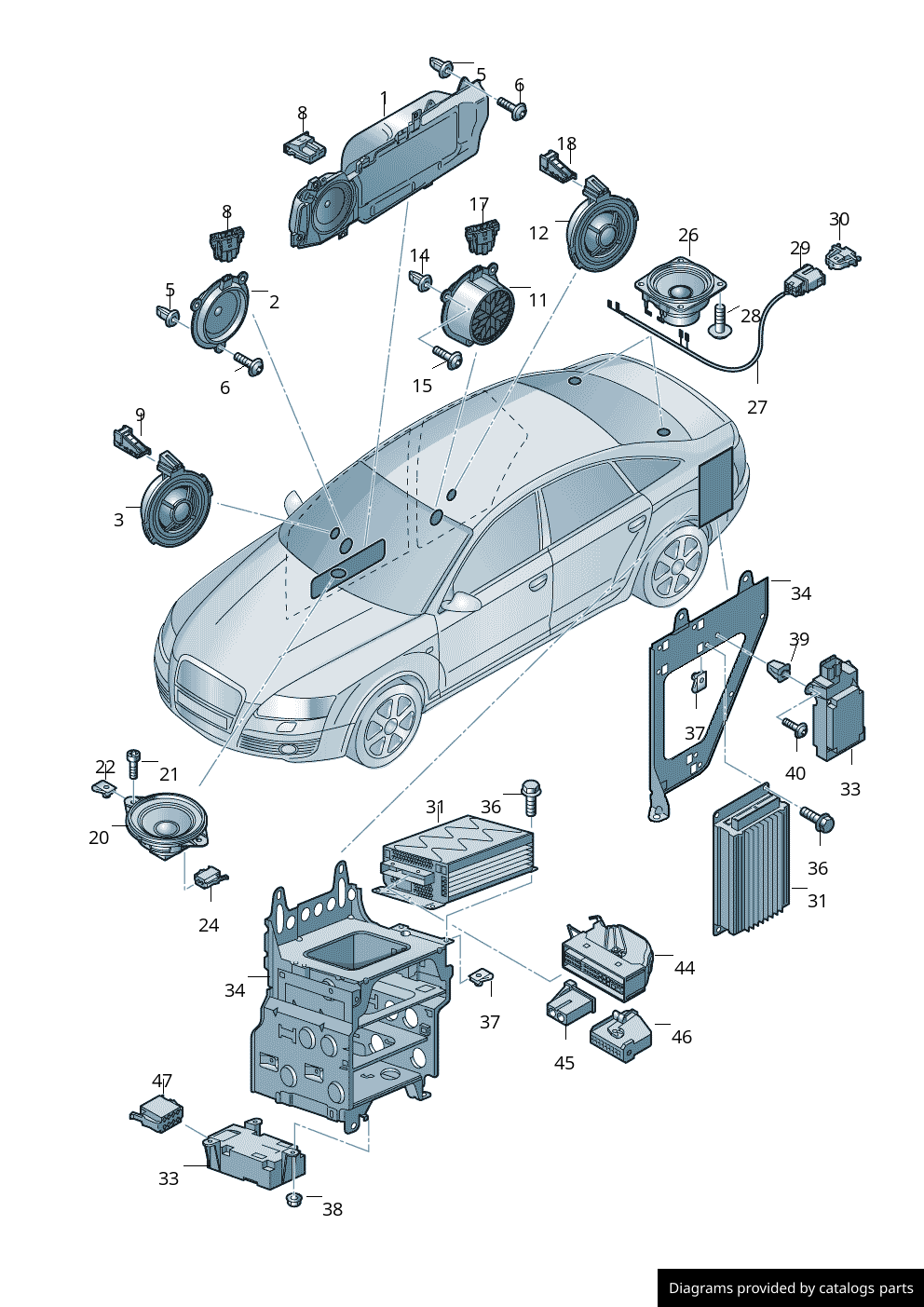Car part diagram