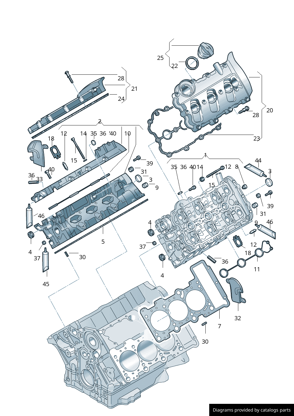 Car part diagram