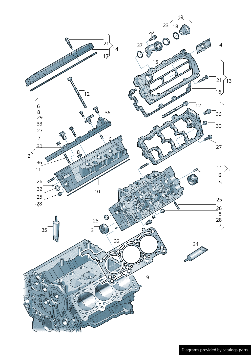 Car part diagram