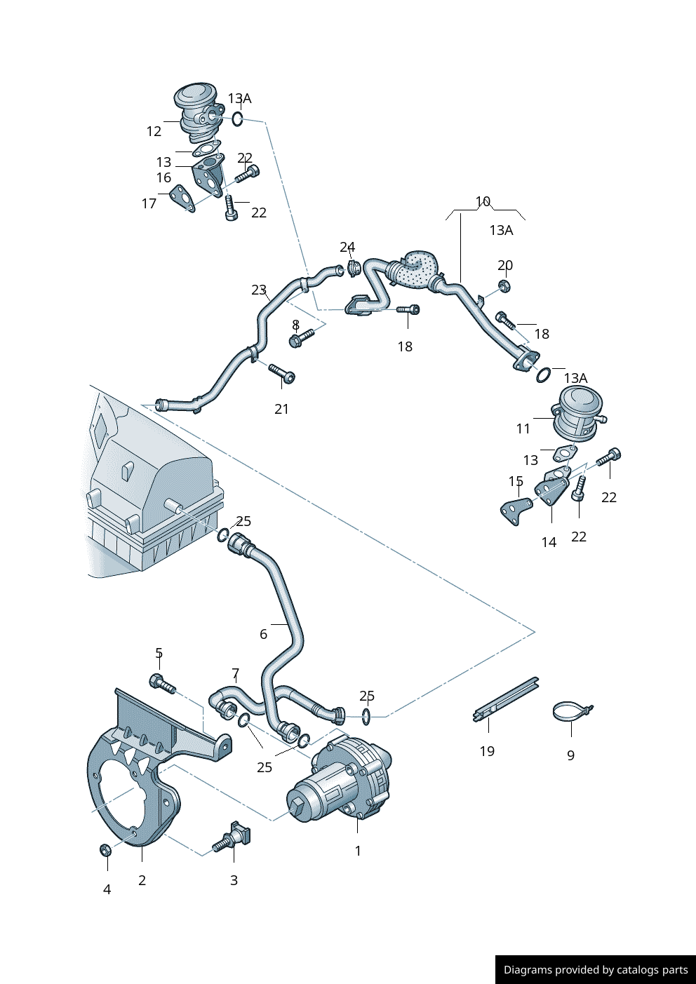 Car part diagram