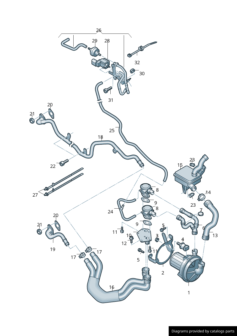 Car part diagram