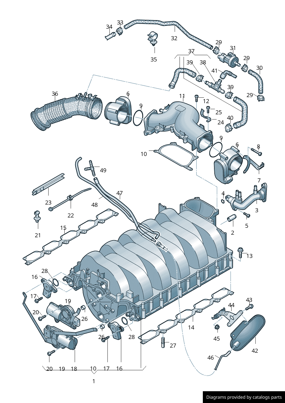 Car part diagram