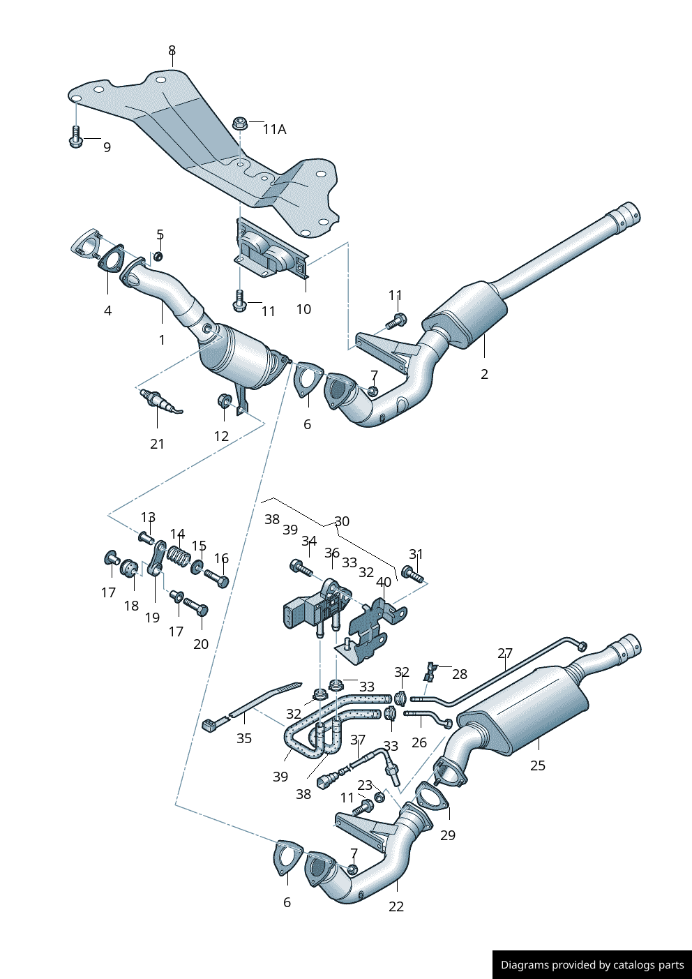 Car part diagram