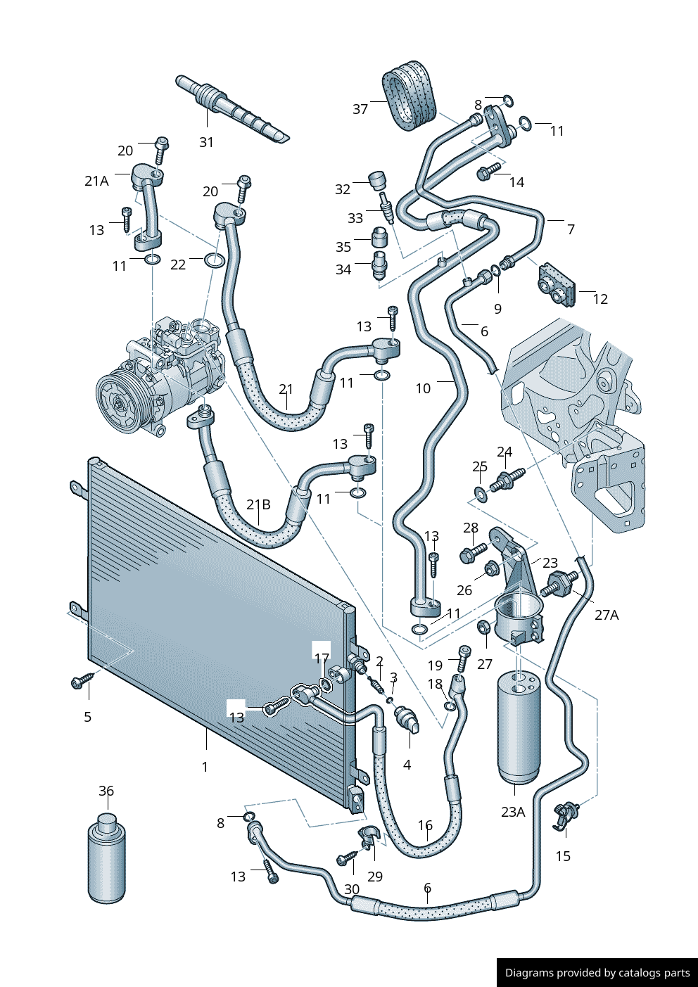 Car part diagram
