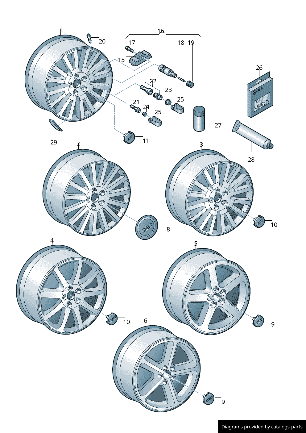 Car part diagram