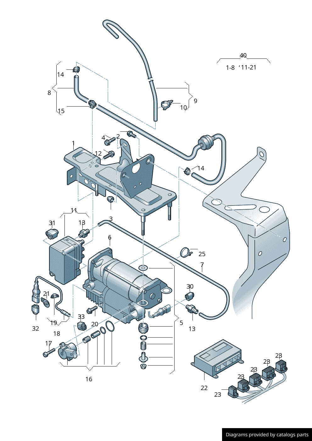 Car part diagram