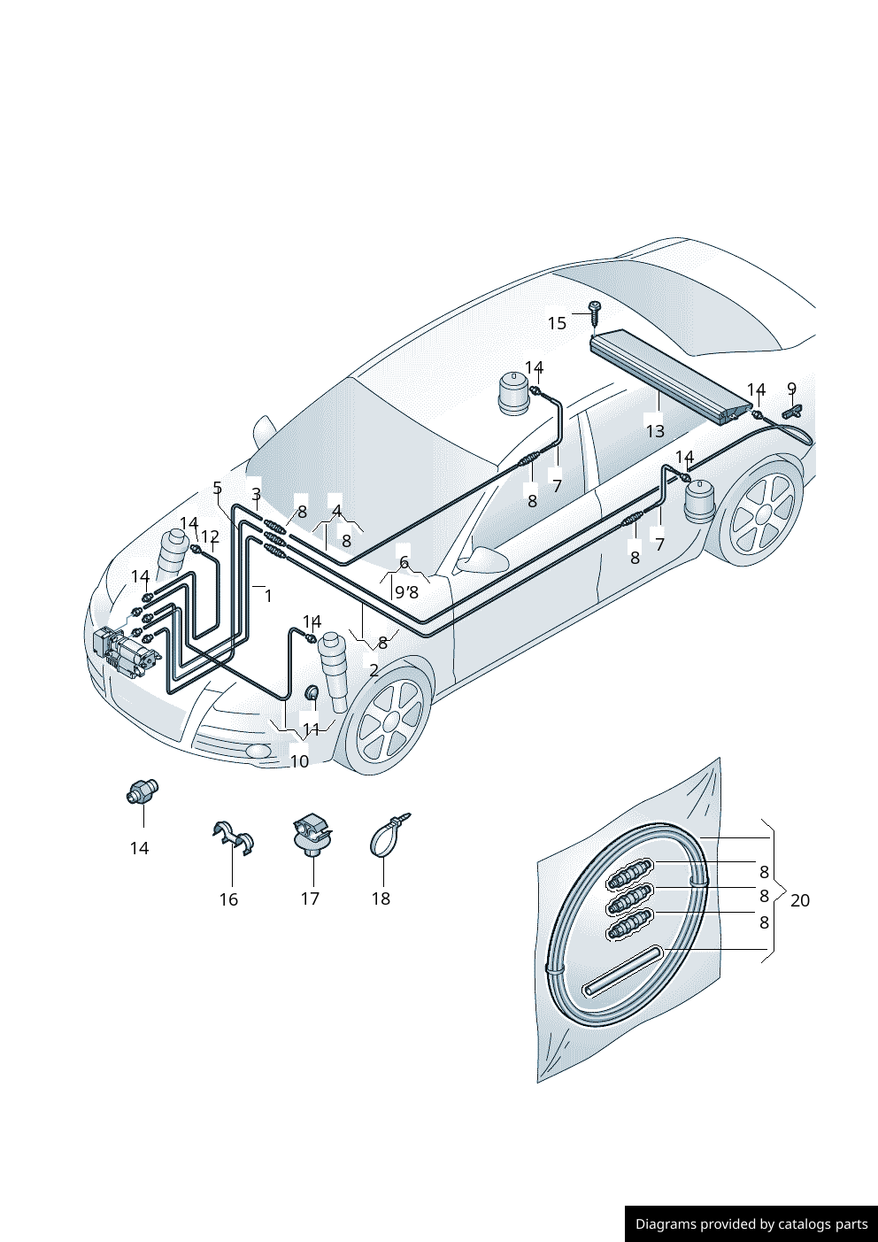 Car part diagram