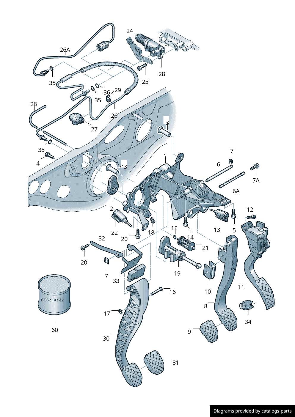 Car part diagram