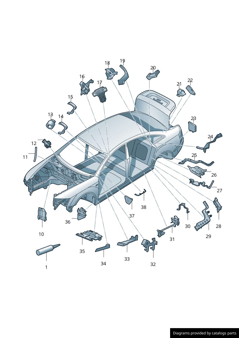 Car part diagram