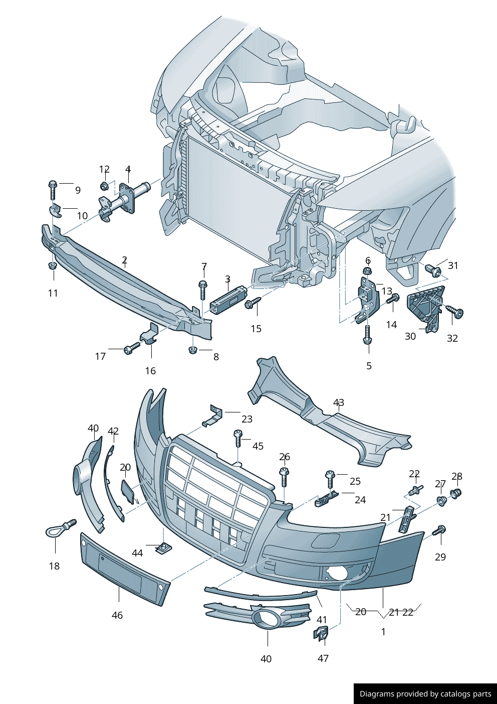 Car part diagram