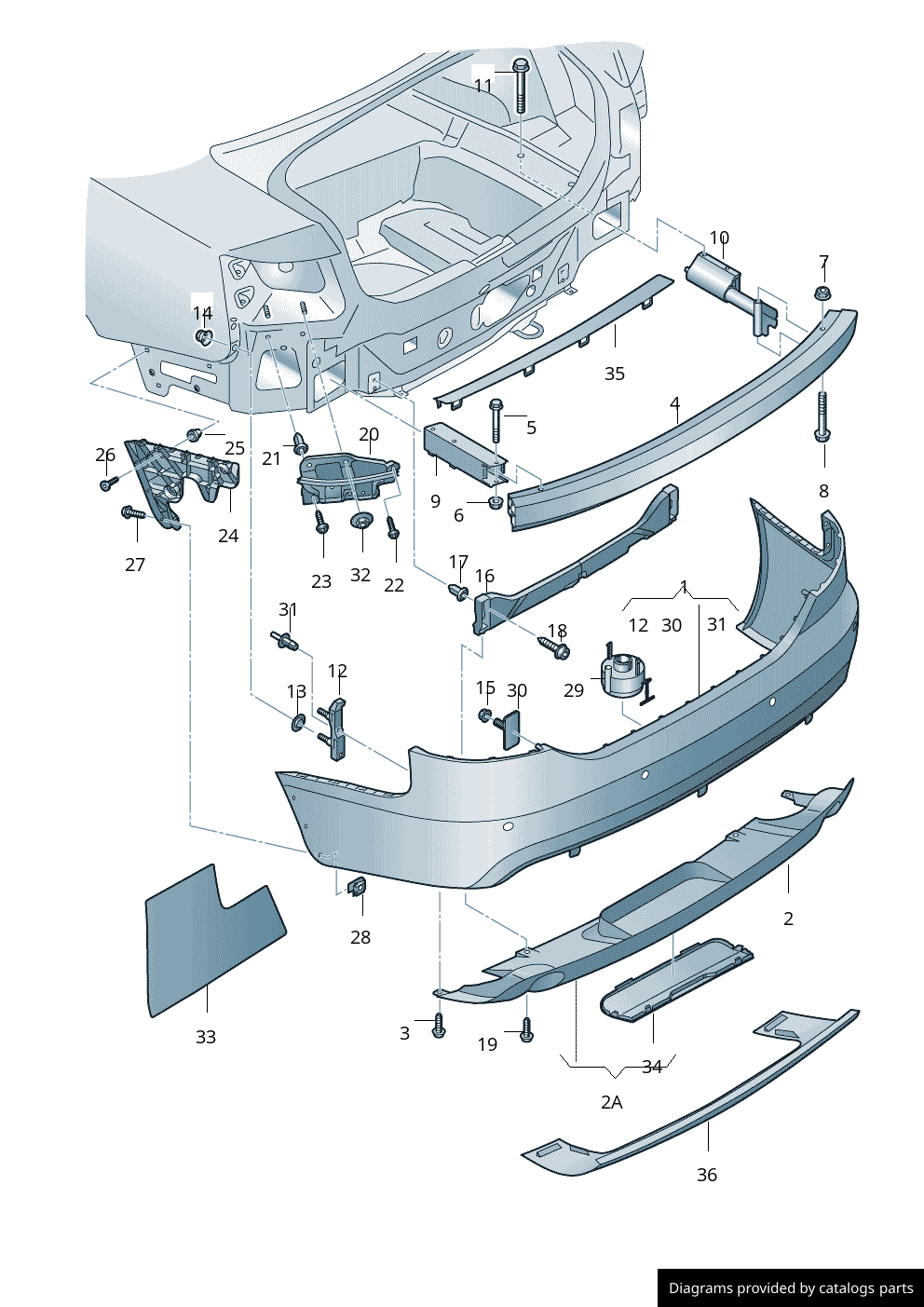 Car part diagram