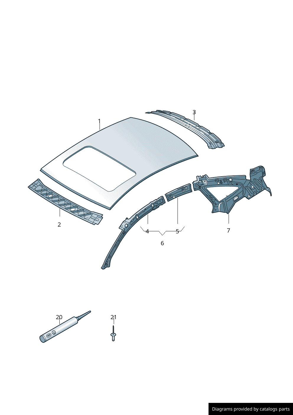 Car part diagram