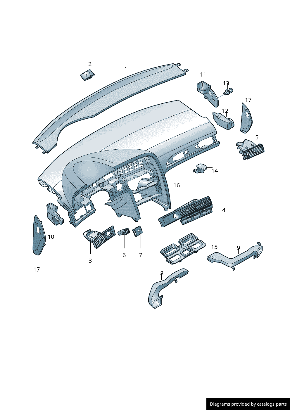 Car part diagram