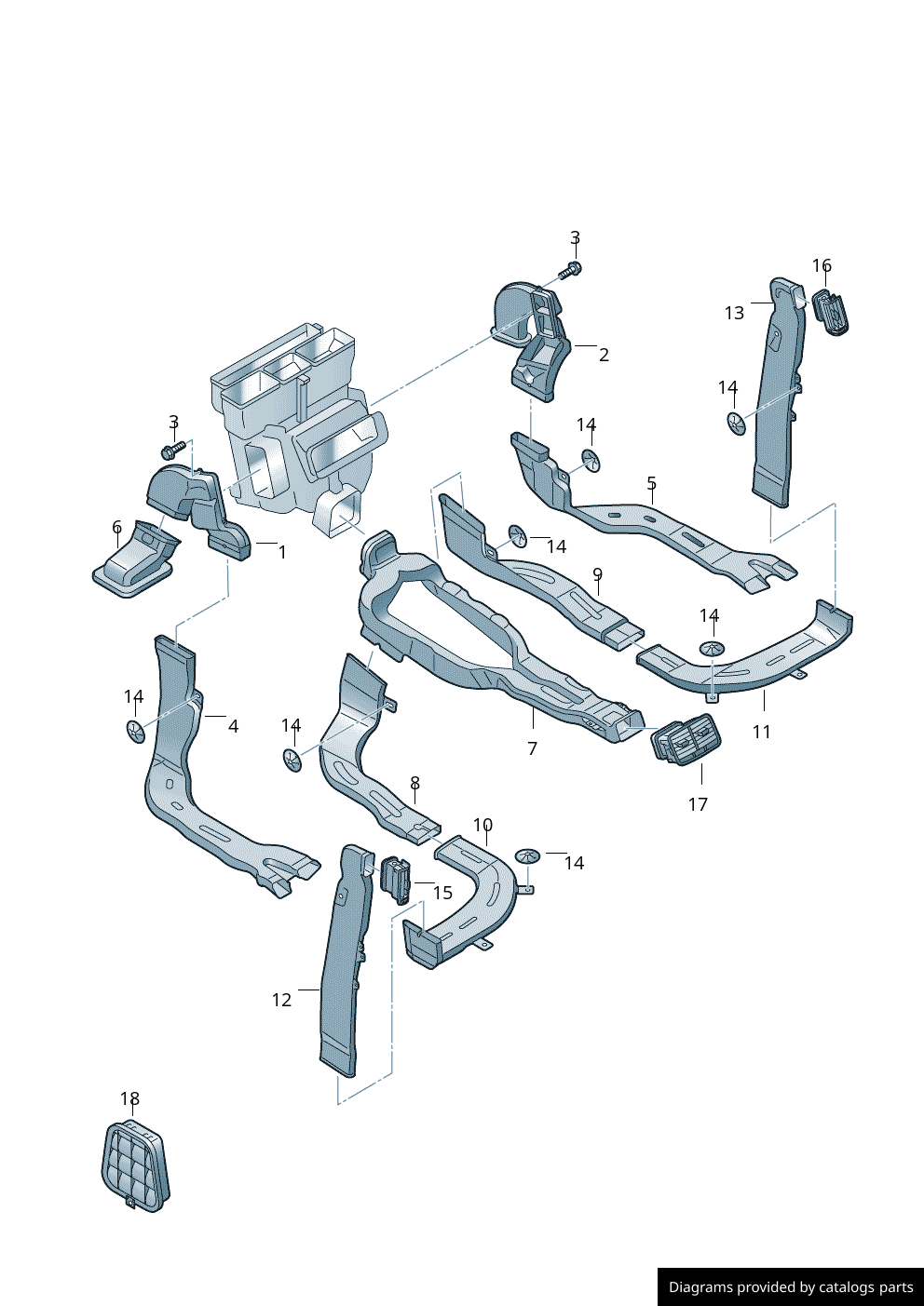 Car part diagram