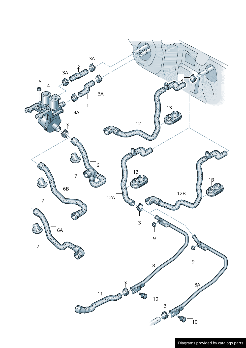 Car part diagram
