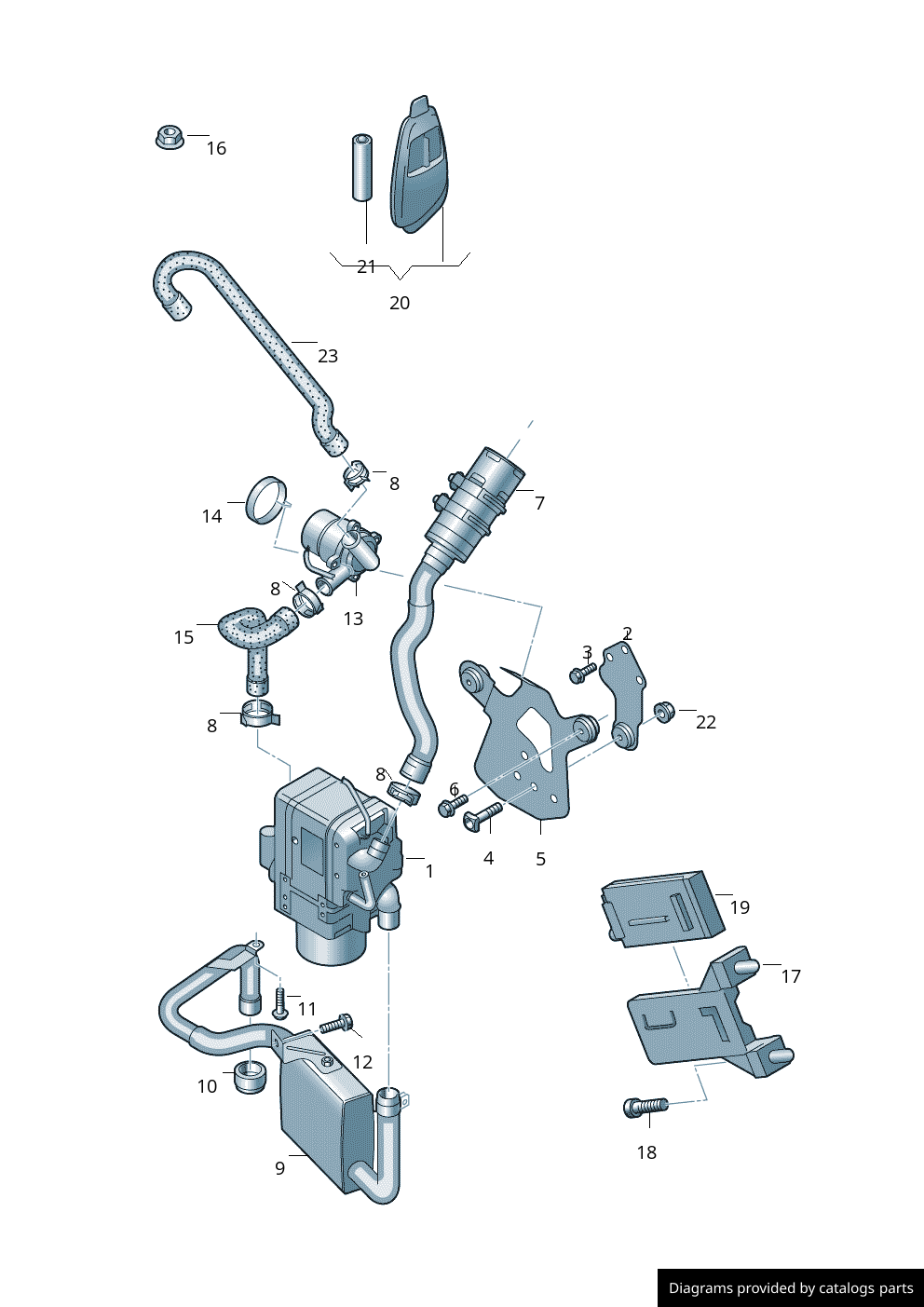 Car part diagram