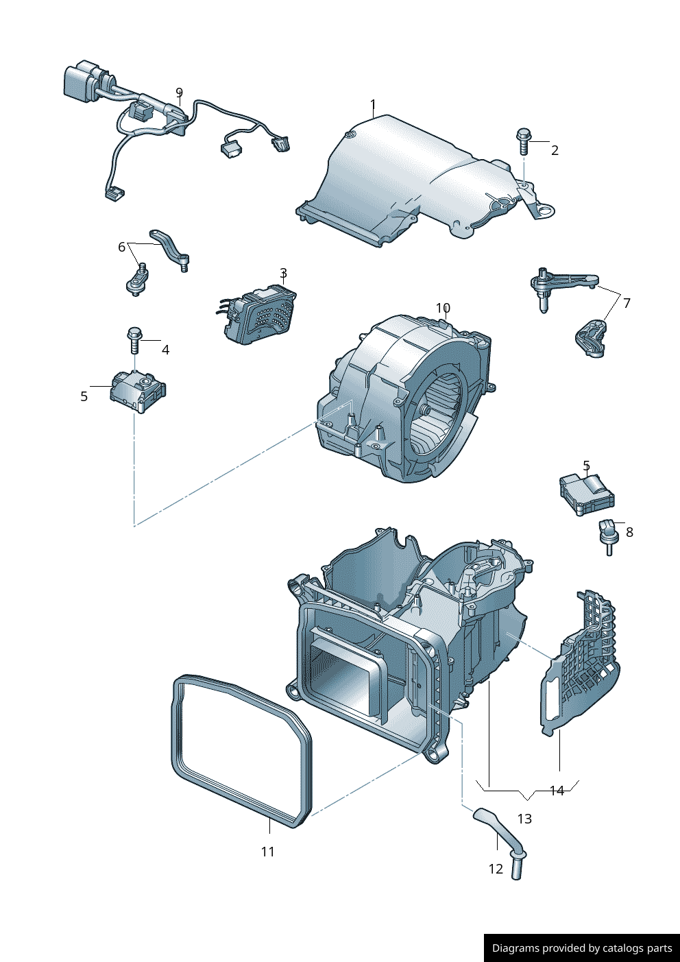 Car part diagram