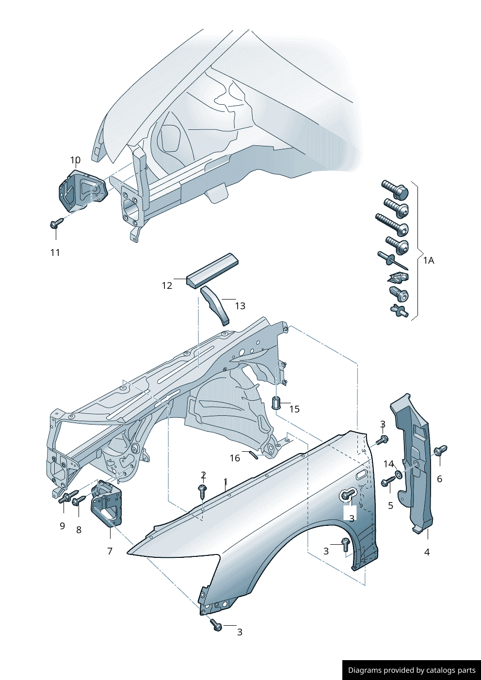 Car part diagram