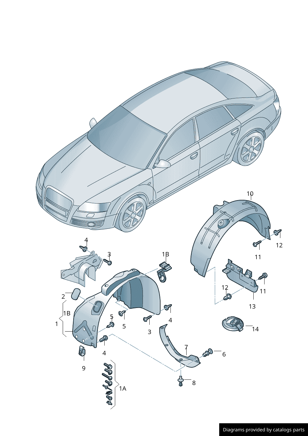 Car part diagram