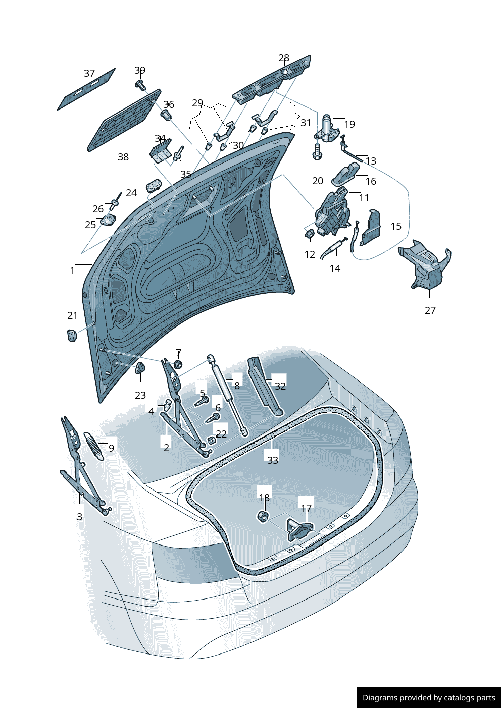 Car part diagram