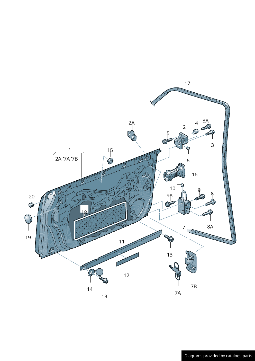 Car part diagram