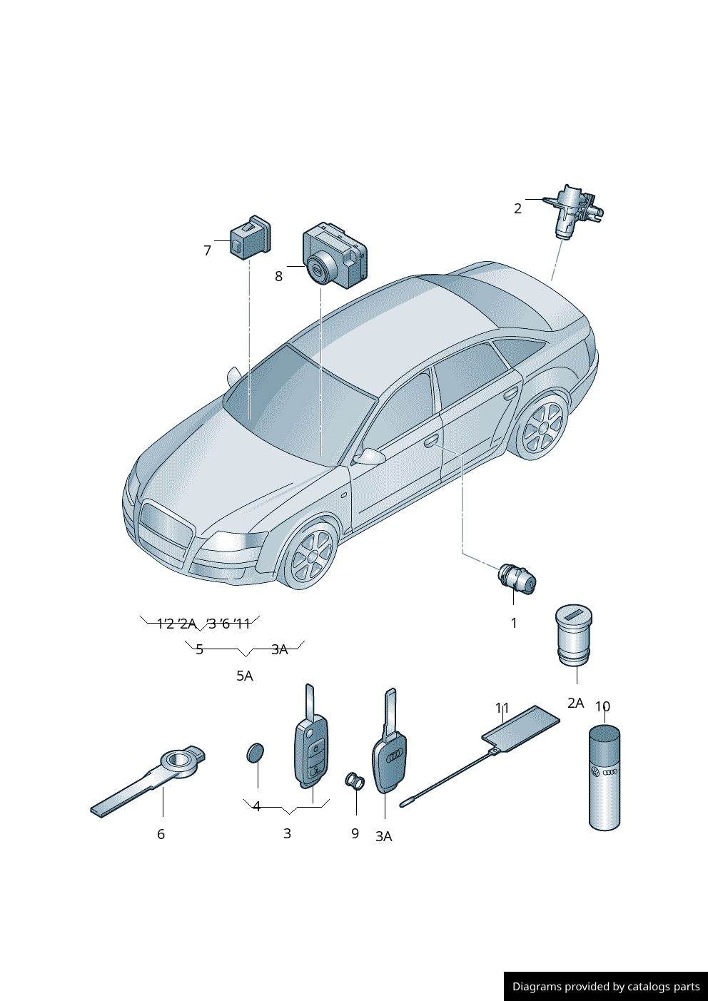 Car part diagram