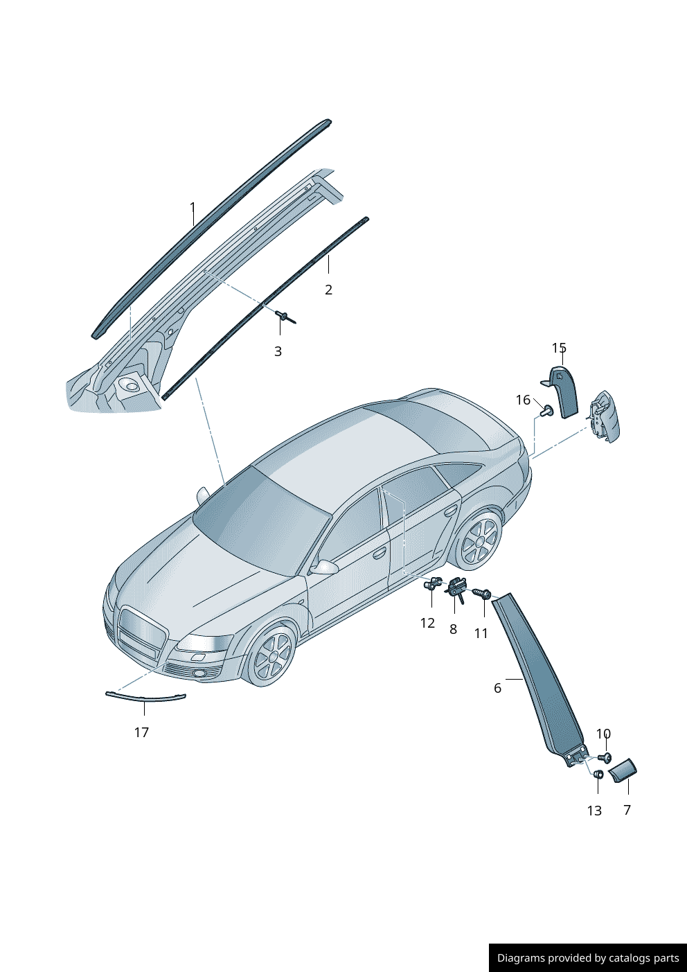 Car part diagram
