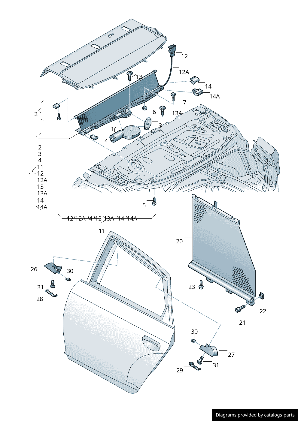 Car part diagram