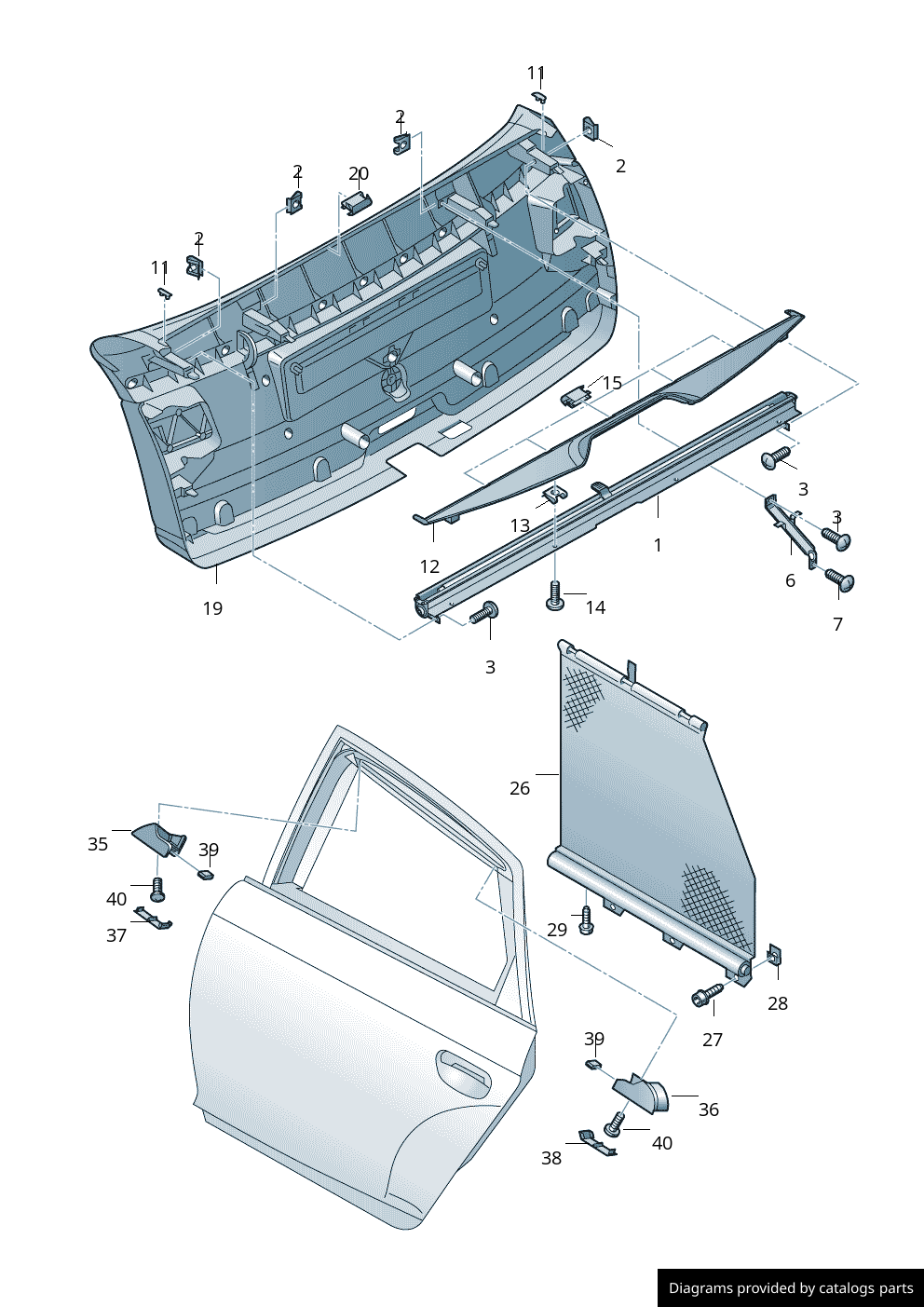Car part diagram