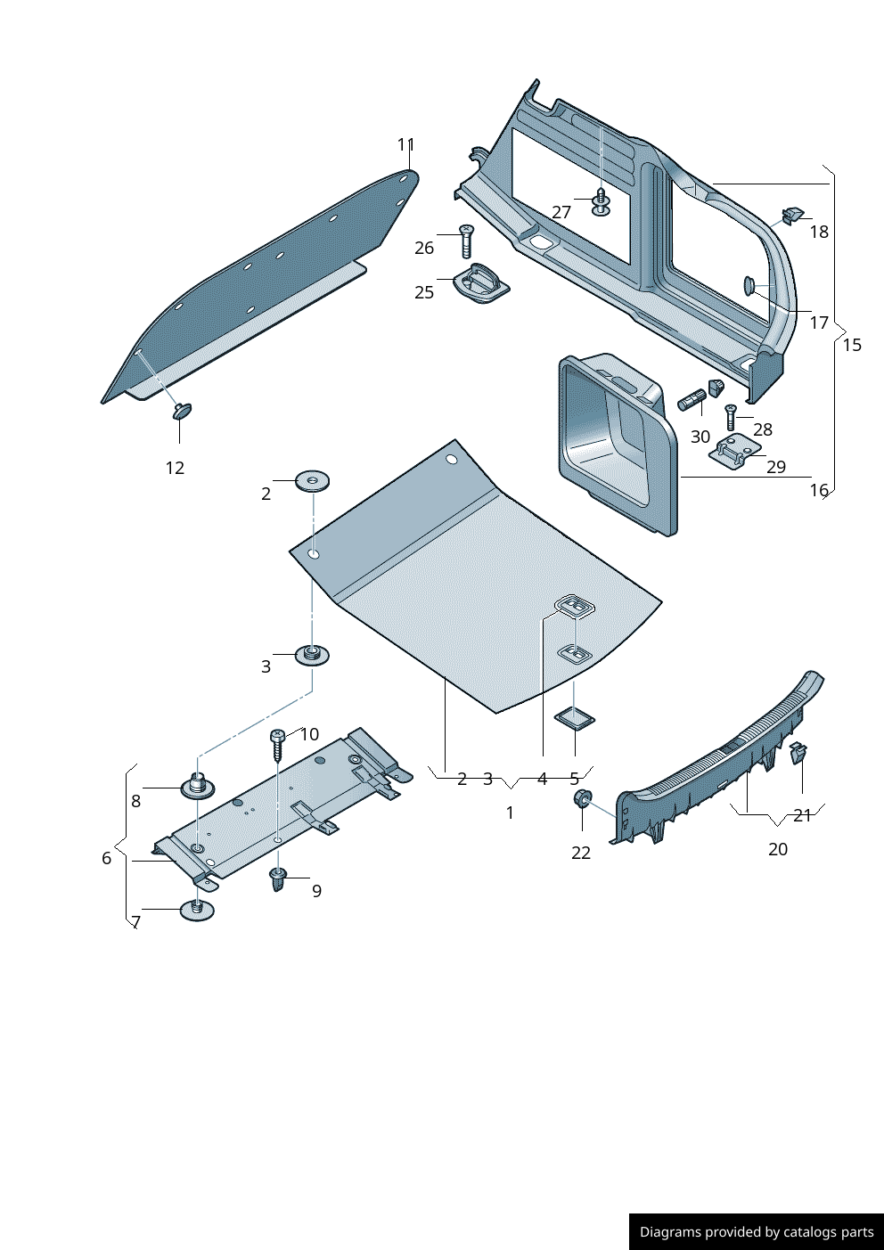 Car part diagram