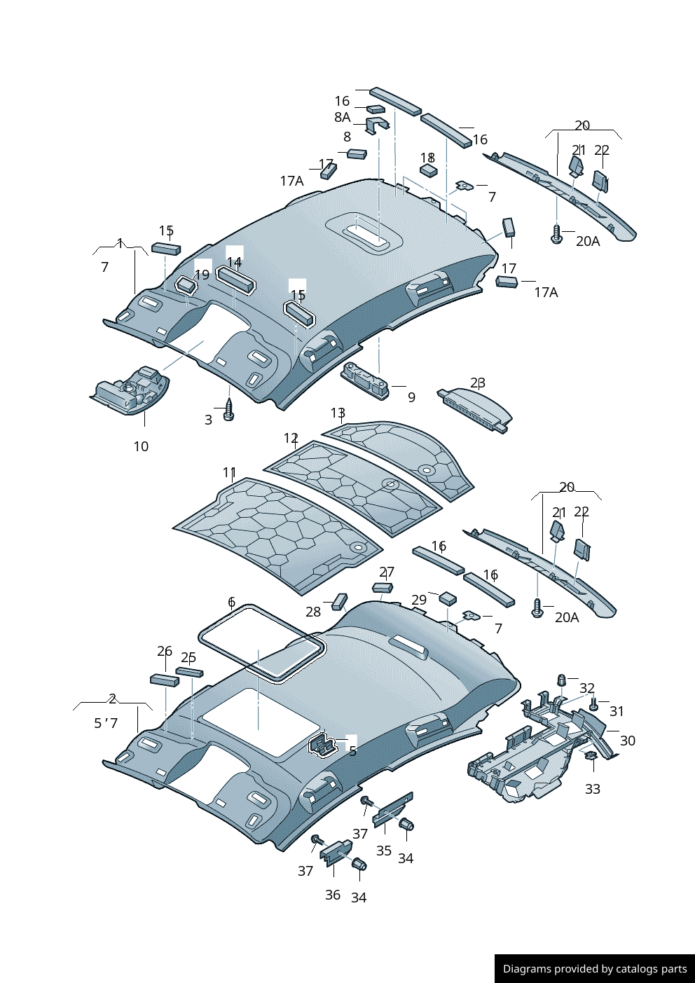 Car part diagram