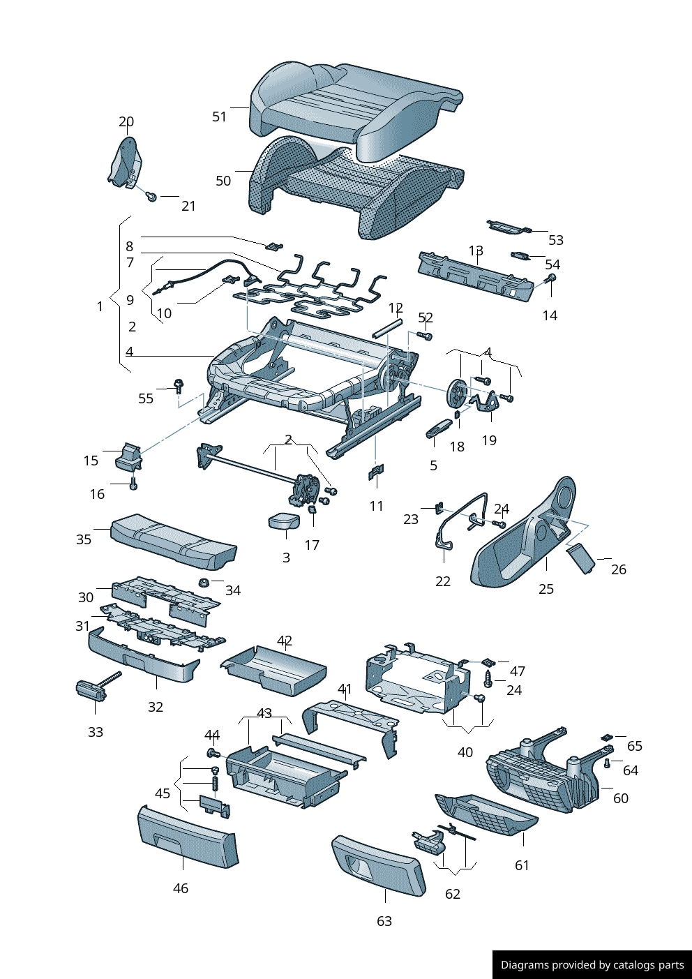 Car part diagram