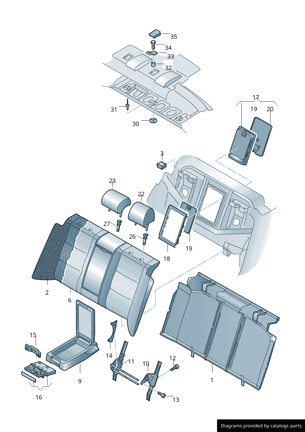 Car part diagram