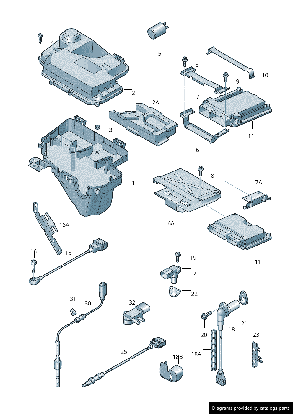 Car part diagram