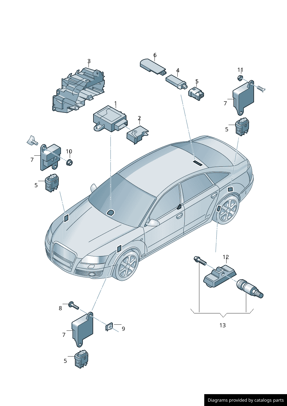 Car part diagram