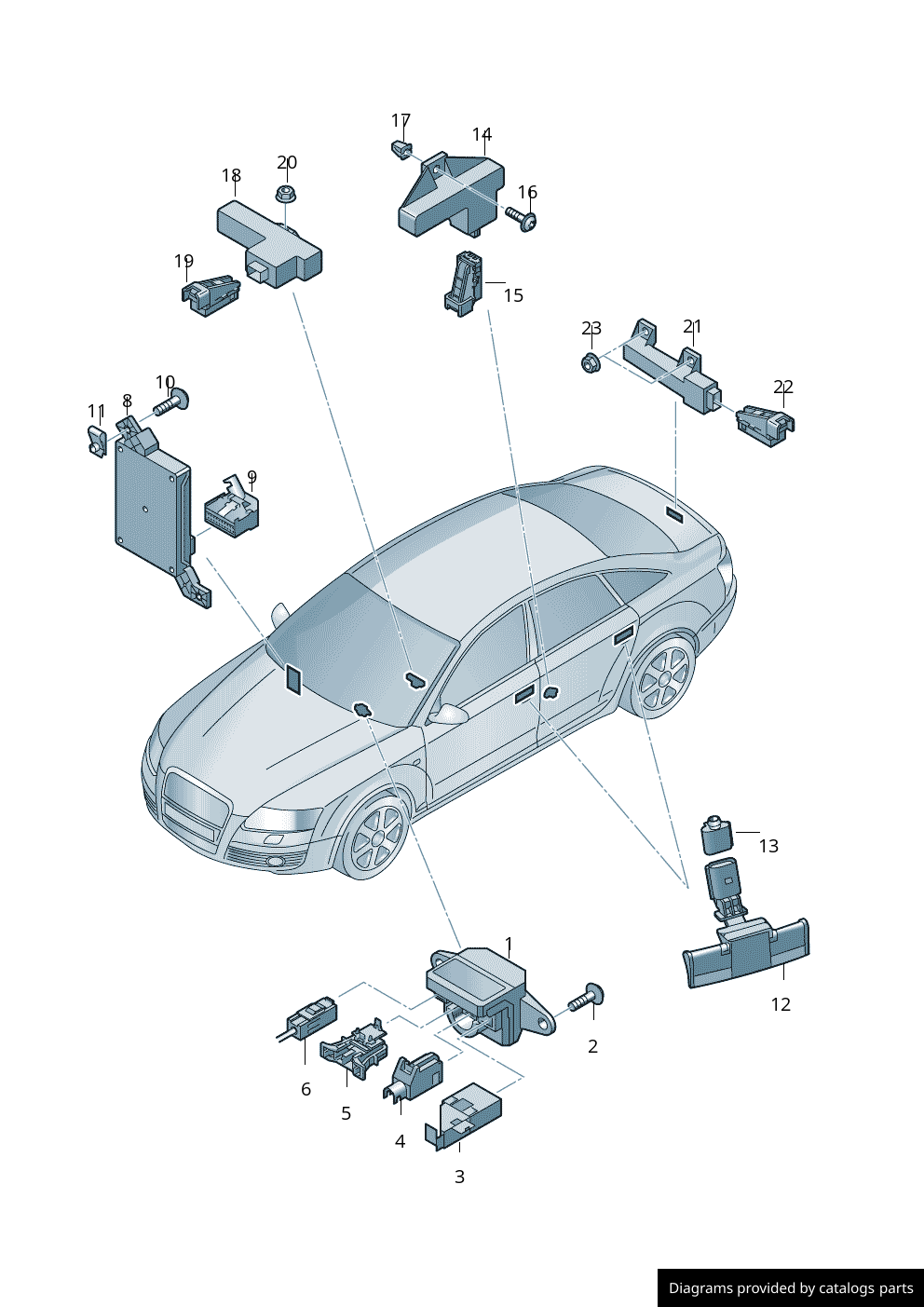 Car part diagram