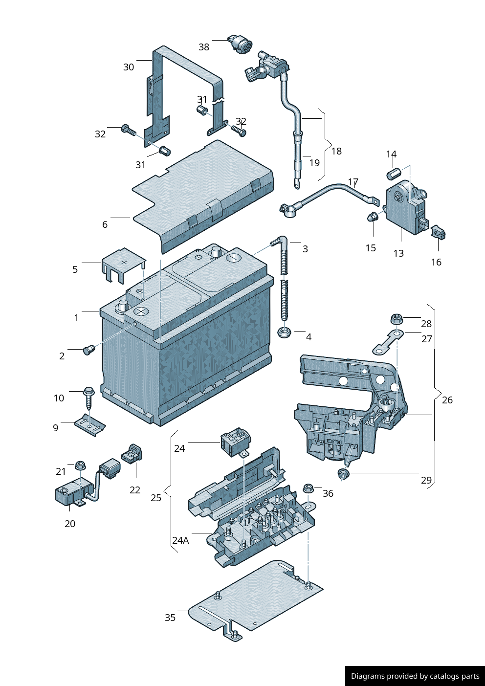 Car part diagram