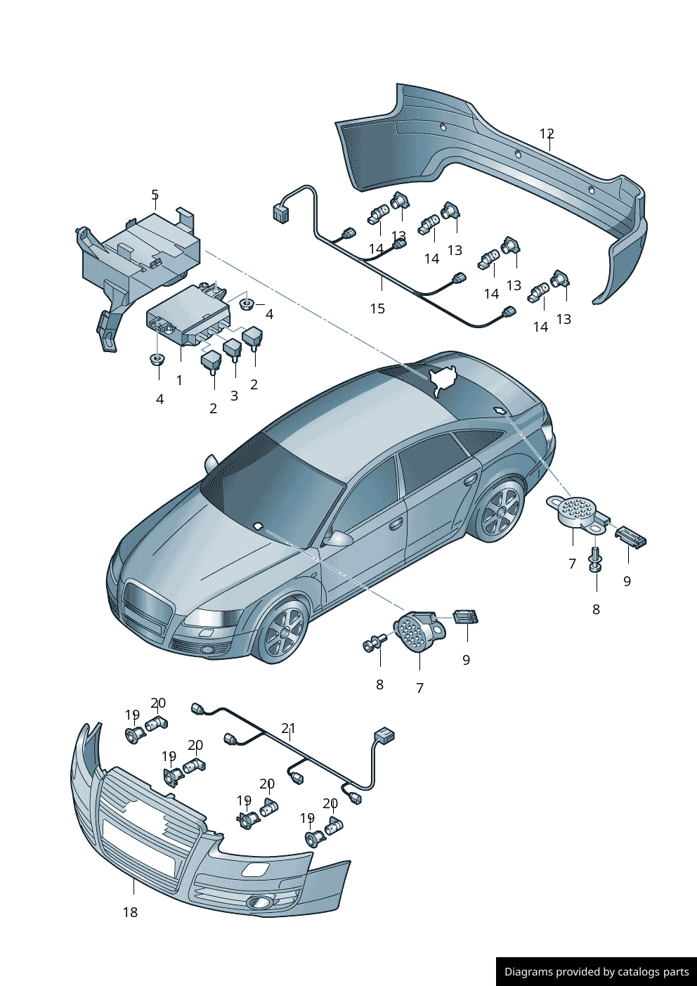 Car part diagram