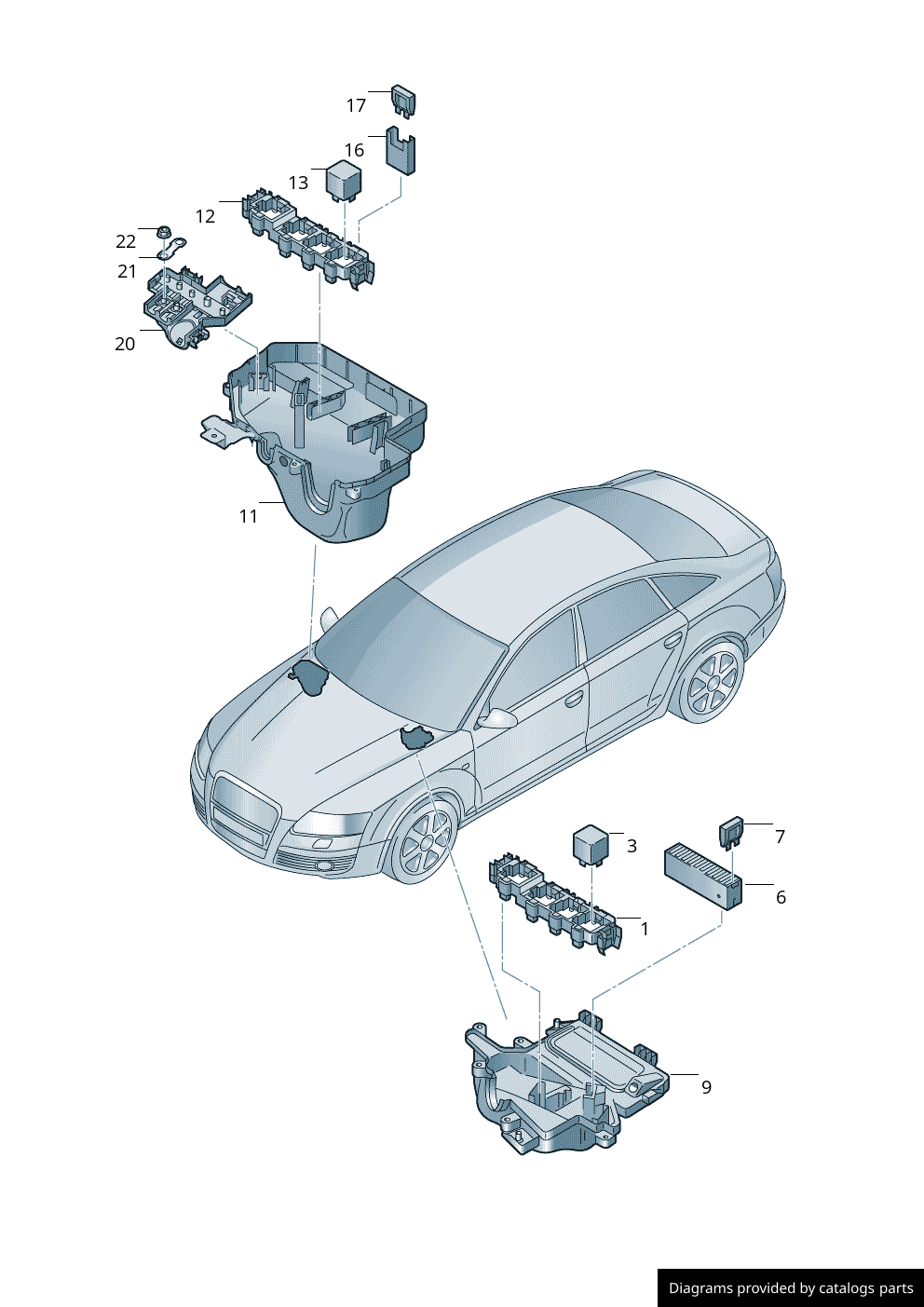 Car part diagram