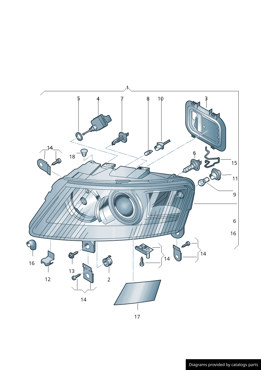 Car part diagram