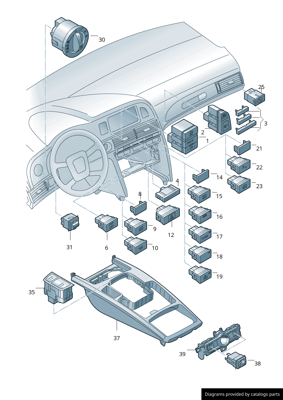 Car part diagram