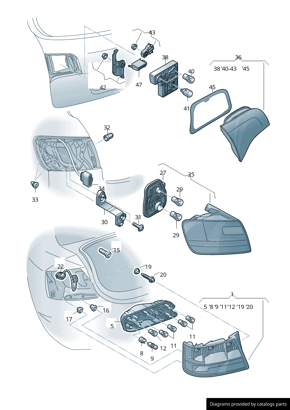 Car part diagram