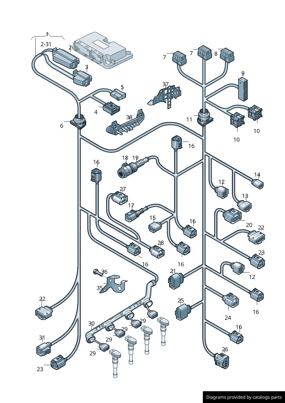 Car part diagram