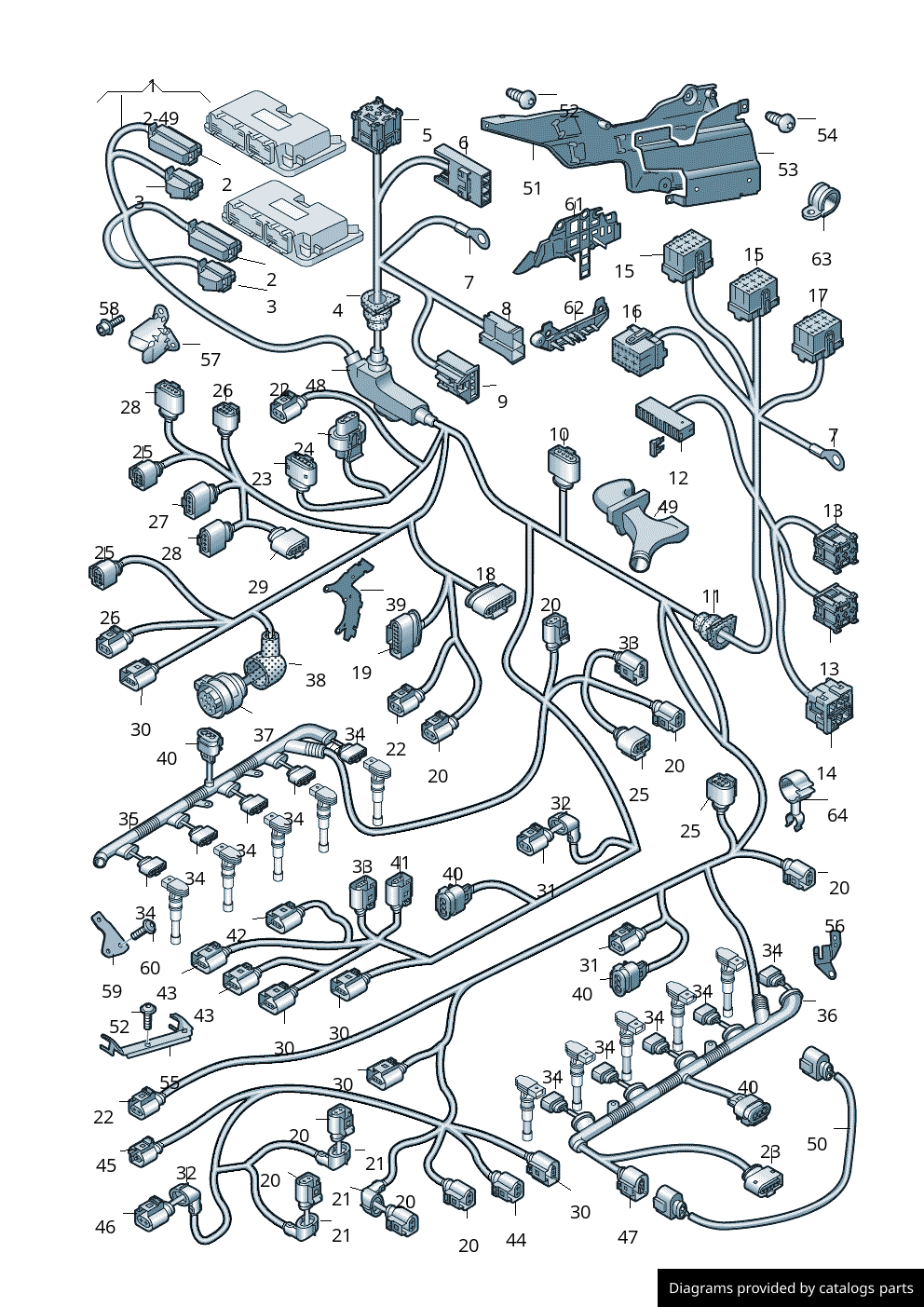 Car part diagram